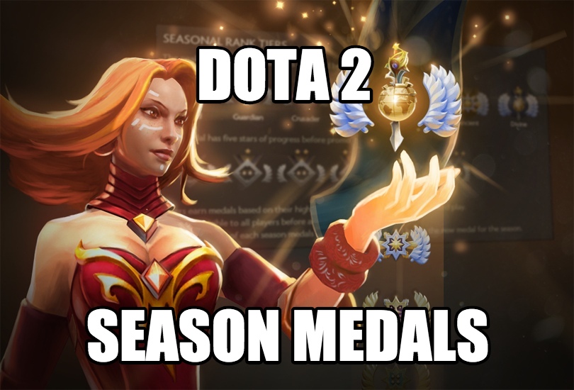 Dota 2 Ranked Season — MMR distribution by medals
