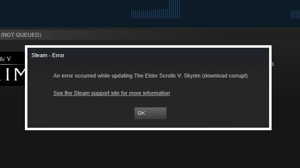 An error occured while updating dota 2 - How to fix!